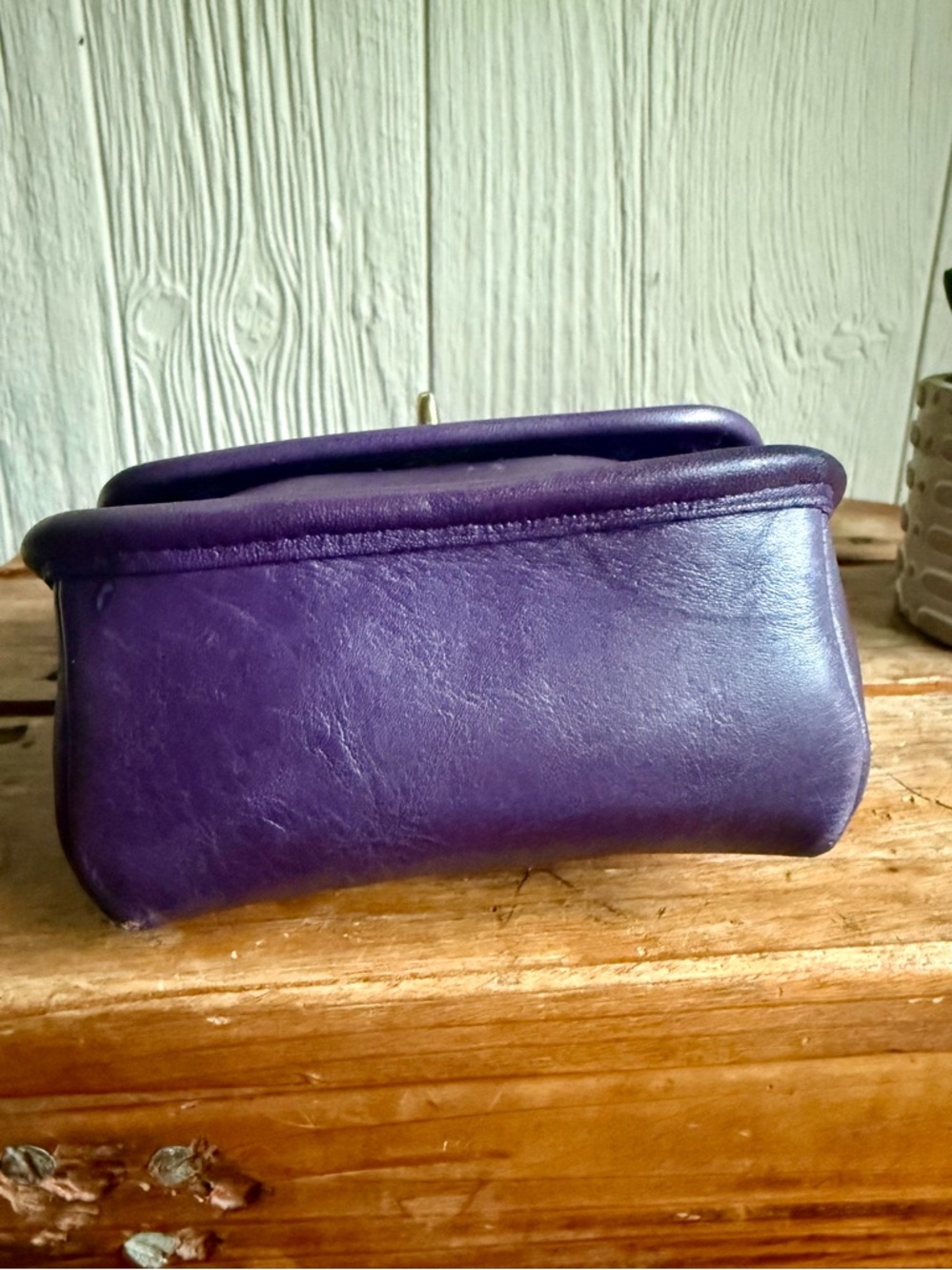 Vintage Coach Everett Mini Bag in Purple - Picture 4 of 9